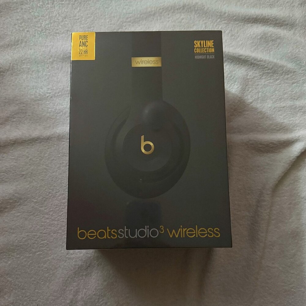 Beats by Dre Beats Studio 3 Wireless Headphones, Midnight Black